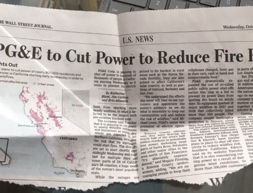 PG&E’s “Lights Out” Stunt- HashtagRUJoking?