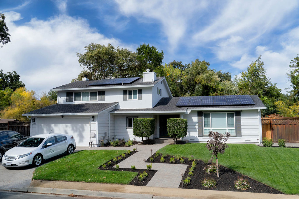 residential solar panel installation